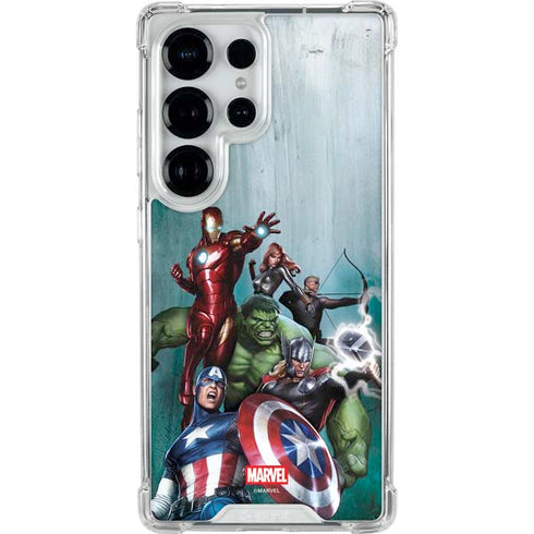 Marvel Avengers Assemble Galaxy S25 Ultra Clear Case
